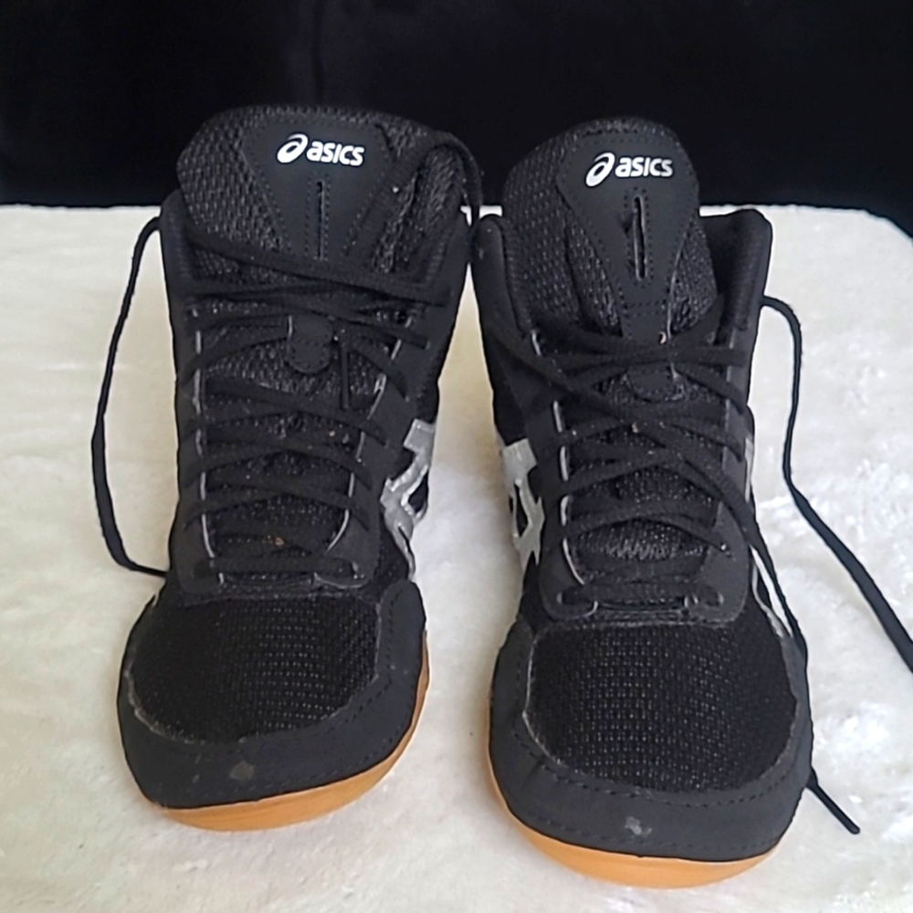 Asics Black Matflex Wrestling Shoes - Picture 2 of 3